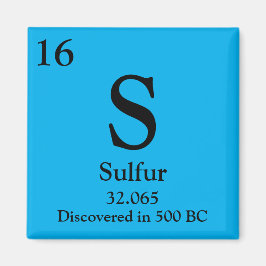 zwavel periodiek tabel magneet