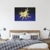 Zwavel (S) op Celestite, Polen Canvas Afdruk (Insitu (Slaapkamer))