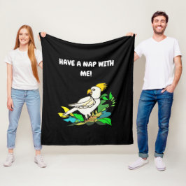 Zwavelcockatoeage Fleece Deken