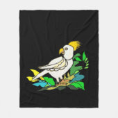 Zwavelcockatoeage Fleece Deken (Voorkant)
