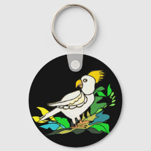 Zwavelcockatoeage Sleutelhanger
