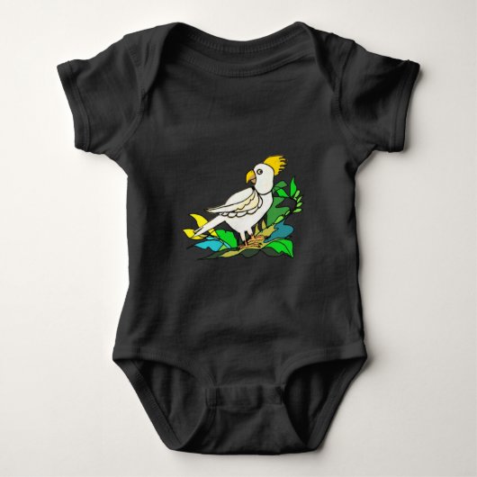 Zwavelcockpitkoetkoetskoetskostuum baby romper (Voorkant)