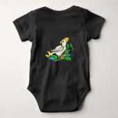 Zwavelcockpitkoetkoetskoetskostuum baby romper (Achterkant)