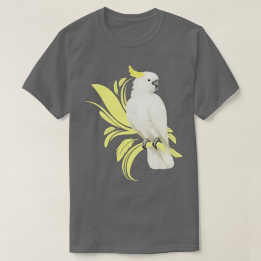 ZwavelCrested Cockatau 2 T-shirt (Design voorkant)