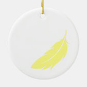 ZwavelCrested Cockatau Keramisch Ornament (Achterkant)