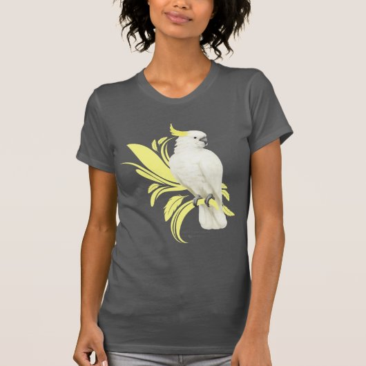 ZwavelCrested Cockatau T-shirt (Voorkant)