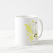 ZwavelCrested Cockatau Tweekleurige Koffiemok (Voorkant rechts)