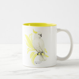ZwavelCrested Cockatau Tweekleurige Koffiemok