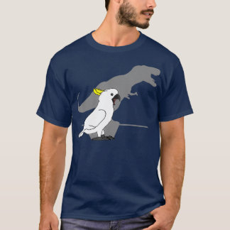 ZwavelCrested Cockato T-rex Birb memes Parrot T-shirt