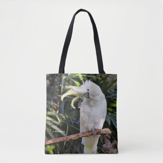 ZwavelCrested Cockatoengolven op de fotograaf Tote Bag (Voorkant)