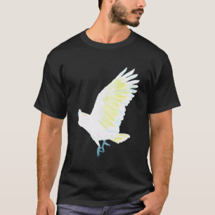 Zwavelkam Gele Kaketoe Waterverf Papegaai P T-shirt