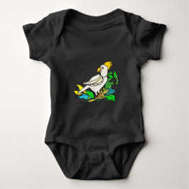Zwavelkuifkakadue baby body romper