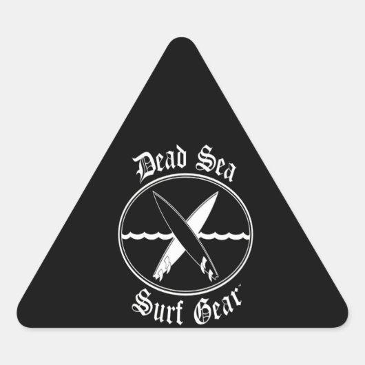 Zwaveloverloop| Dood Zee surfvistuig Sticker (Voorkant)