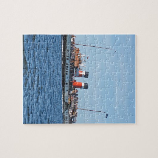 Zwavelpitsteamer Legpuzzel (Horizontaal)