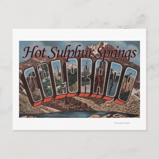 Zwavelproppen, colorado briefkaart (Voorkant)