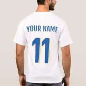 Zweden 2026 Fan T-Shirt (Achterkant)
