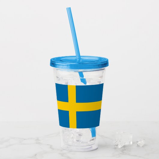 Zweden Acryl Drinkbeker (Voorkant ijs)