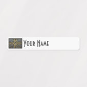 Zweden Art Deco Vlag Custom Waterdichte Naamlabel Labels (Design 1)