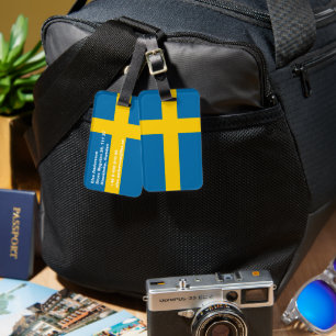 Zweden Bagagelabel