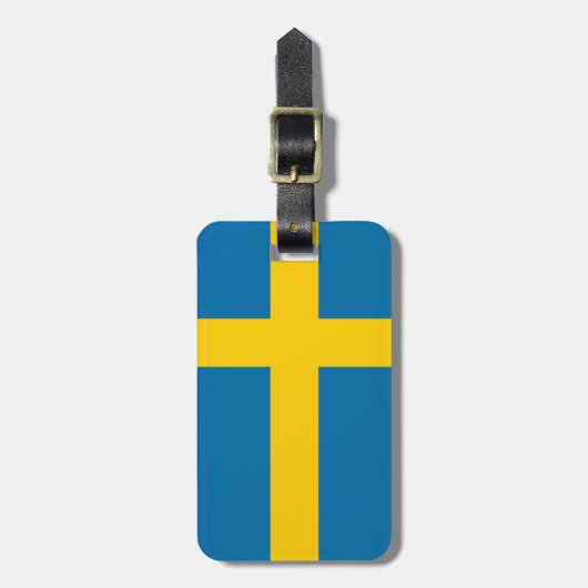 Zweden Bagagelabel (Voorkant verticaal)