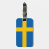 Zweden Bagagelabel (Achterkant verticaal)