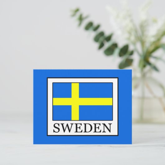 Zweden Briefkaart (Staand voorkant)