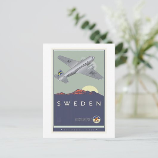 Zweden Briefkaart (Staand voorkant)