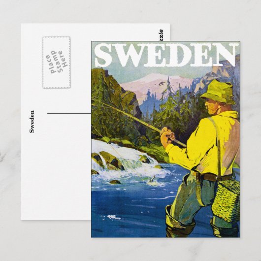 Zweden Briefkaart (Voorkant / Achterkant)