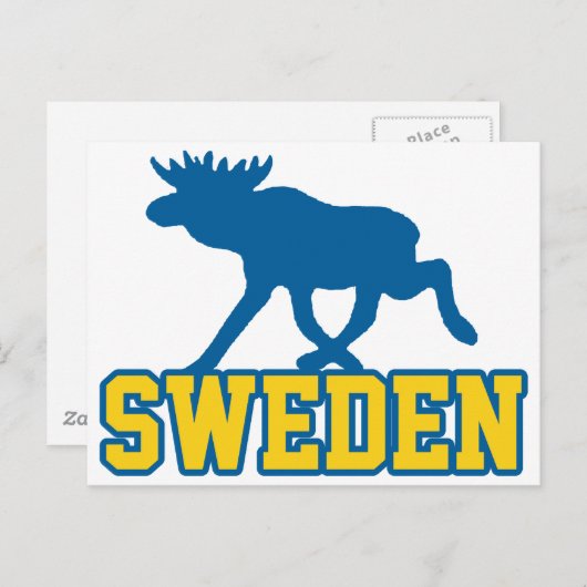 Zweden Briefkaart (Voorkant / Achterkant)