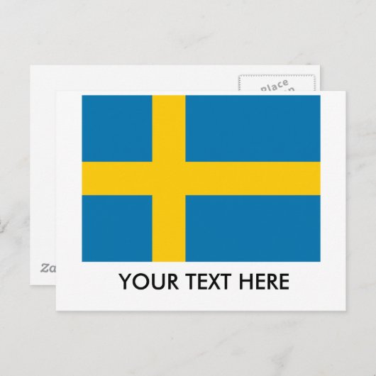 Zweden Briefkaart (Voorkant / Achterkant)