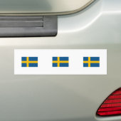 Zweden Bumpersticker (Op auto)