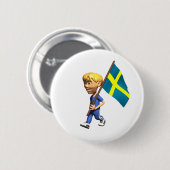 Zweden Button (Voorkant /achterkant)