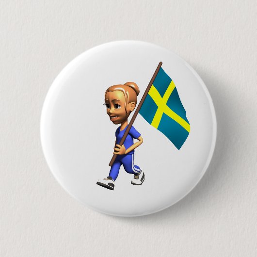 Zweden Button (Voorkant)
