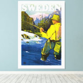 Zweden Canvas Afdruk (Insitu (Houten vloer))