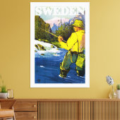 Zweden Canvas Afdruk (Insitu (Woonkamer))