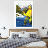 Zweden Canvas Afdruk (Insitu (Slaapkamer))