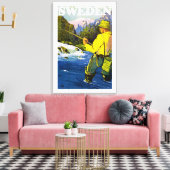 Zweden Canvas Afdruk (Insitu (Woonkamer))