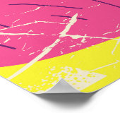 Zweden Cartoon vintage reisposter Poster (Hoek)