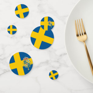 Zweden Confetti, partij, Zweeds Vlag Confetti