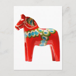 Zweden Dala Horse Briefkaart