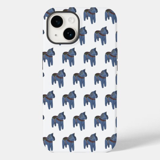 Zweden Dala Horse Dalecarlian Zweeds Case-Mate iPhone Case (Achterkant)