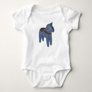 Zweden Dala Horse Dalecarlian Zweeds Romper