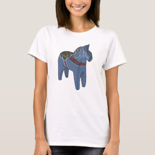Zweden Dala Horse Dalecarlian Zweeds T-shirt