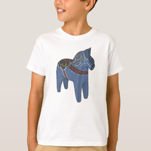 Zweden Dala Horse Dalecarlian Zweeds T-shirt