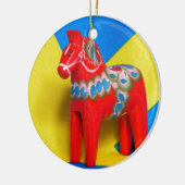Zweden Dala Horse Keramisch Ornament (Links)