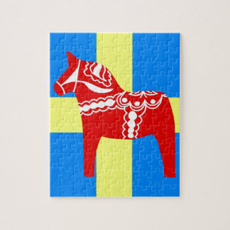 Zweden Dala Horse Legpuzzel