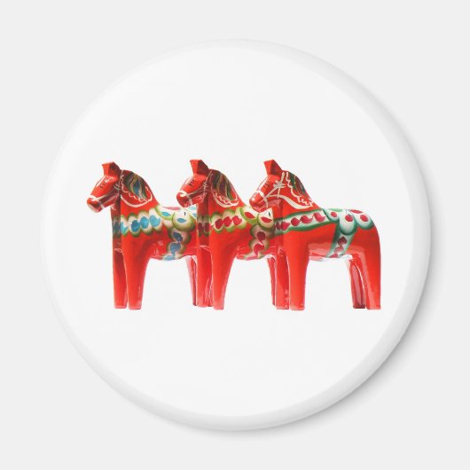 Zweden Dala Horse Magneet (Voorkant)