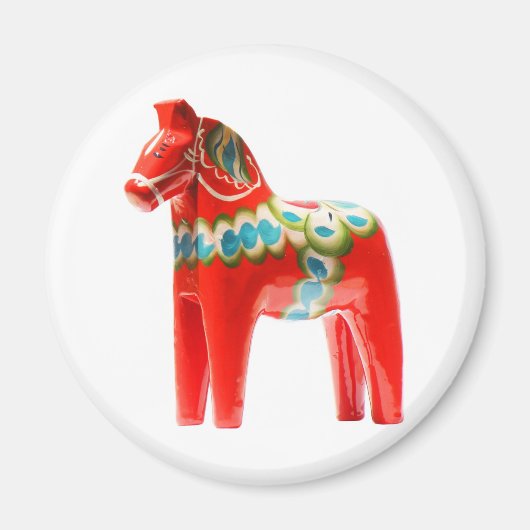 Zweden Dala Horse Magneet (Voorkant)