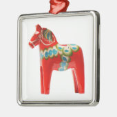 Zweden Dala Horse Metalen Ornament (Links)