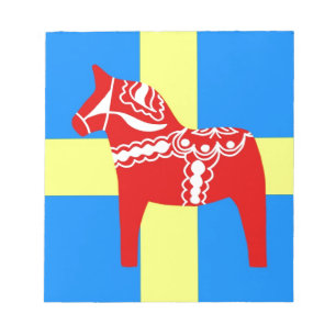 Zweden Dala Horse Notitieblok